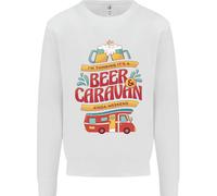 Birra E Caravan Kinda Fine Settimana Divertente Uomo Felpa Maglione