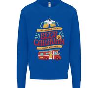 Birra E Caravan Kinda Fine Settimana Divertente Uomo Felpa Maglione