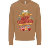 Birra E Caravan Kinda Fine Settimana Divertente Uomo Felpa Maglione