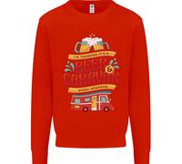 Birra E Caravan Kinda Fine Settimana Divertente Uomo Felpa Maglione