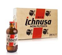 BIRRA ICHNUSA NON FILTRATA - Cartone da 33 CL (24 Bottiglie)