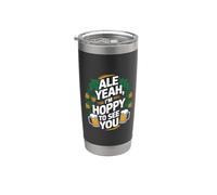 Birra IPA Ale Yeah I'm Hoppy To See Yeah Bicchiere termico in acciaio inox doppia parete
