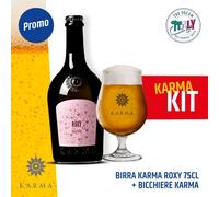 Birra Karma Roxy 75 icchiere Omaggio - Offerta 3 KIT