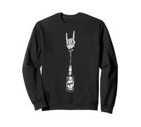 Birra Microbrew IPA Brewing Lover Cool Retro Vintage Goth Alt Felpa