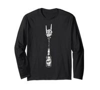 Birra Microbrew IPA Brewing Lover Cool Retro Vintage Goth Alt Maglia a Manica