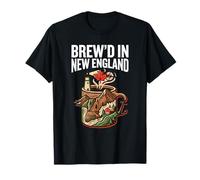 Birra nel New England Pride Culture Life Coffee Vibes Maglietta