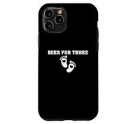 Birra New Dad per Three Baby Feet Hearts Custodia per iPhone 11 Pro