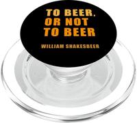 Birra o non birra William Shakesbeer Shakespeare Meme PopSockets PopGrip per MagSafe