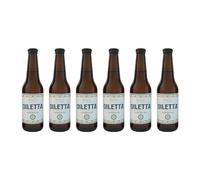 Birra offerta 6 bottiglie - Birra Artigianale Bionda - DILETTA - APERITIVO SICILIANO - Made in Italy