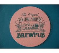 Birra per Barra Sottobicchiere ~ L'Originale Saratoga Molle Brewpub ~^~ New York