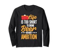Birra Pong Vita Breve Senza Ambizione Maglia a Manica