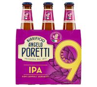 Birra Poretti IPA 9 Luppoli Bottiglia 33 cl Cassa 24 bottiglie