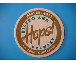 Birra Sottobicchiere Bistro E Luppolo Brewery ~ La Jolla, California 1992-2008?