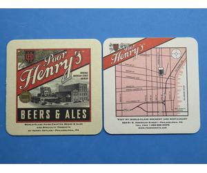 Birra Sottobicchiere ~ Misere HENRY'S Brewery, Philadelphia, Pennsylvania Aperto