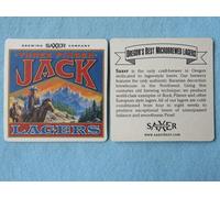 Birra Sottobicchiere ~ Saxer Birreria Tre Dito Jack Lager ~ Lago Oswego,O Closed