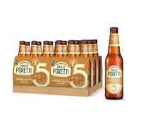 Birrificio Angelo Poretti Birra 5 Luppoli Doppio Malto Chiara, Cassa con 24 Bottiglie da 33cl, Birra Bock Doppio Malto Chiara, Gusto Maltato e Fruttato, Gradazione Alcolica 6.5% Vol.