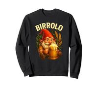 Birrolo Gnomo della Birra Design Umoristico Divertente Felpa