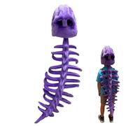 Birtern Costume da scheletro di dinosauro per bambini | Vesti abbigliamento con suono | Abbigliamento Cosplay per le vacanze, per bambini, spettacoli teatrali eventi a tema Convenzioni fumetti Casa