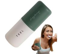 Birtern Custodia per dentifricio, contenitore per spazzolino da denti, contenitore da viaggio per dentifricio, contenitore per spazzolino da denti, tazza per il lavaggio per viaggi, lavoro, campeggio