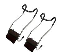 Birtern Ganci per manubri, attrezzatura di sicurezza per panca - Ganci antiscivolo per sollevamento fitness panca stacchi squat casa all'aperto donne uomini