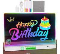 Birtern Lavagna da disegno a LED per bambini, 1200 mAh, lavagna luminosa, per ragazzi e ragazze, bambini in età prescolare, asilo, casa, ufficio, scuola, sala giochi, campo estivo, attività di gruppo