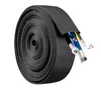 Birtern Manicotto idraulico per tubo flessibile, protezione per tubi in nylon, avvolgimento tagliabile per gestione cavi HVAC, condizionamento, saldatura, manutenzione, officine automobilistiche