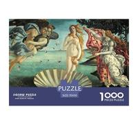 Birth of Venus (La Nascita Di Venere) Puzzle in Legno Impermeabile Puzzles Da 1000 Pezzi Regali Per Adulti Divertenti Giochi Di Impegnativi