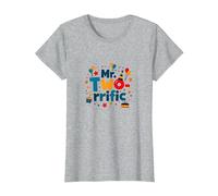 Birthday Boy 2 Mr. Two-Fantastica Celebrazione Maglietta, Donna, Grigio Melange, S