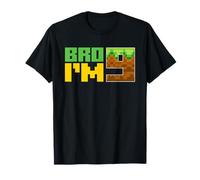 Birthday Boy Bro Ho 9 anni Birthday Party Gamer Pixel Maglietta