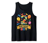 Birthday Boy Builder Bro I'm 2 Year Old Building Blocks Canotta