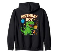 Birthday Boy Dinosaur Cute T Rex Party Design Felpa con Cappuccio