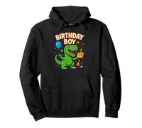 Birthday Boy Dinosaur Cute T Rex Party Design Felpa con Cappuccio