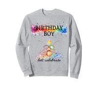 Birthday Boy lascia festeggiare divertente insetto con occhiali da sole e cappello Felpa