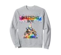 Birthday Boy Lets Celebrate Sea Tartaruga Con Occhiali Da Sole & Cappello Felpa