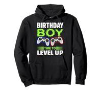 Birthday Boy Time to Level Up Video Game Birthday Gift Boys Felpa con Cappuccio