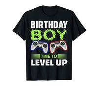 Birthday Boy Time to Level Up Video Game Birthday Gift Boys Maglietta