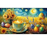 Birthday-cake-with-cherries-and-balloons 1000 pezzi Carta riciclata Puzzle Gioco stimolante Regalo divertente & Attività in casa per adulti e bambini di 12+ anni 38x52/1000 pezzi