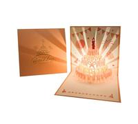 Birthday Cards, Happy Birthday Cards, Postcard Keepsake Stationery Set, Decorative Celebration Greeting Notes for Husband, Daughter, Party Guests, Present Giving, Special Occasion Moments