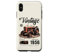 Birthday Farmer Vintage Tractor Born nel 1956 Custodia per iPhone XS Max