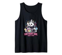 Birthday Girl Design Panda Cupcake Esprimi Un Desiderio Canotta