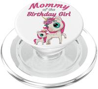 Birthday Girl Mommy Women’s Anime Unicorn PopSockets PopGrip per MagSafe