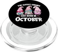 Birthday Gnome Design The Cutest Gnomes Are Born In October PopSockets PopGrip per MagSafe