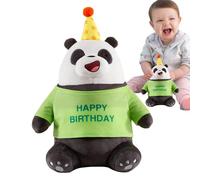 Birthday Plush, Stuffed Animal Bear, Adorable Soft Plush Toy For Boys, Girls, Kids, Cute Cuddly Gift Idea For Birthdays, Parties, Baby Showers, Room Decor, Easy To Carry
