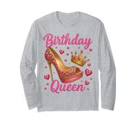 Birthday Queen Buona Festa di Compleanno B-Day Queens Maglia a Manica