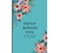 Birthday Reminder Book and Other Important Days to Remember