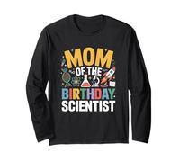 Birthday Scientist Family Matching Fun Science Party Maglia a Manica