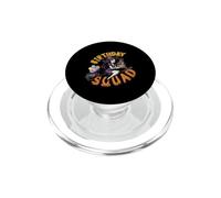 Birthday Squad Buon Compleanno Strega e Gatto Carino Halloween PopSockets PopGrip per MagSafe