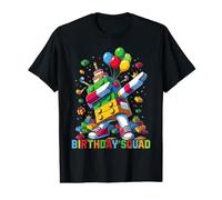 Birthday Squad Playing Brick Block Building Master Builder Maglietta con Stampa Grafica Economica