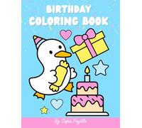 Birthday-Themed Coloring Book: Coloring Book for Kids Ages 4-8: Fun Birthday-Themed Coloring Book with Cakes, Balloons, Gifts, and More!