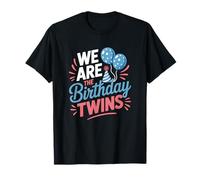 Birthday Twin Brother Sister Matching Family Celebration Out Maglietta